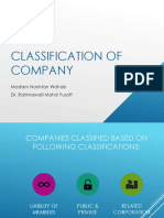 Chapter 2 Classification of Company
