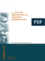 Gestion de Operaciones en Empresas Agropecuarias