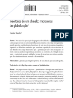 KNOWLES, C. - Trajetórias de um chinelo - microcenas da globalização