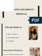 Aula 03 - Filosofia Do Direito - Filosofia Medieval