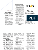 Triptico Plan de Emergencia Potocos