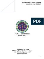 777 - M.A (P F) Economics