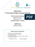 Hippo S2 Reading Preliminary