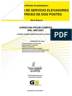 001.22 Certificado T30 (ES) Fundamentos de Servicio Elevadores 03.06.22 - Christian Picon