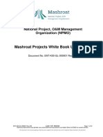 Mashroat Projects White Book User Guide: National Project, O&M Management Organization (NPMO)