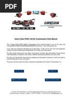 Eaton Fuller FROF 14210C Transmission Parts Manual