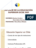 INFORME DE LA EDUCACIÓN SUPERIOR OCDE 2009