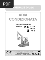 Manuale Aria Condizionata Kubota KX161-3a