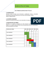 Modelo de Plan de Trabajo