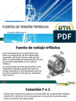 Circuitos Electricos II. Fuentes de Tension Trifasicas