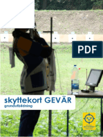 Skyttekort Gevar Utbildningsmaterial