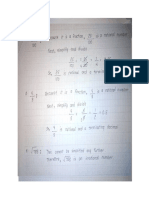 Rational and Irrational Numbers Problem With Solution