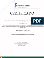 Certificado (IFRS)