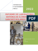 Informe de Laboratorio Sistema de Iluminacion - Sanchez Rolando Zenon.