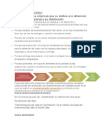 Plan de Proceso Procesos de Una Empresa Que Se Dedica A La Obtención de Zumos de Naranja y Su Distribución