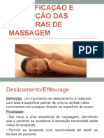 Classificação e efeitos da massagem
