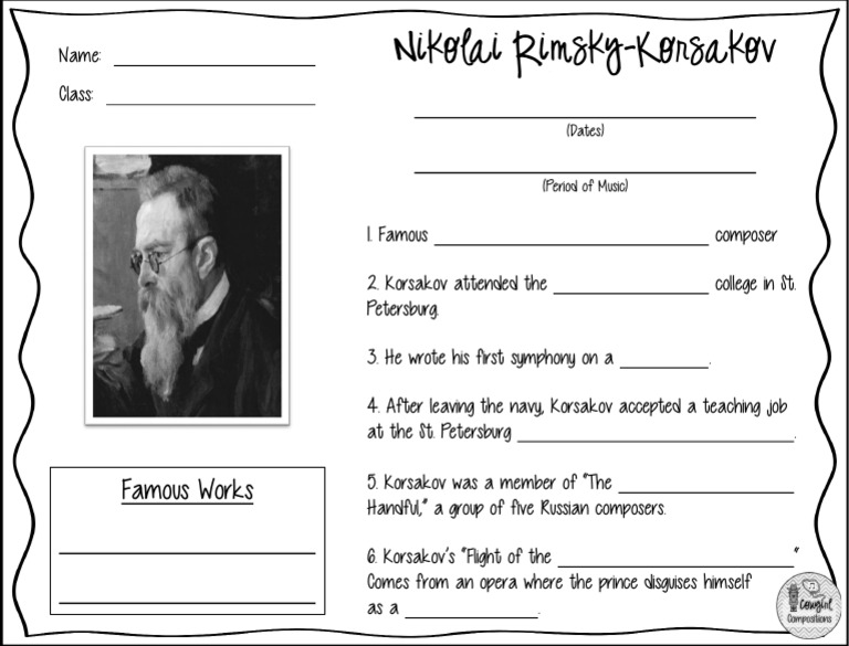 2 - Composer Bio - Student Edition | PDF | Classics