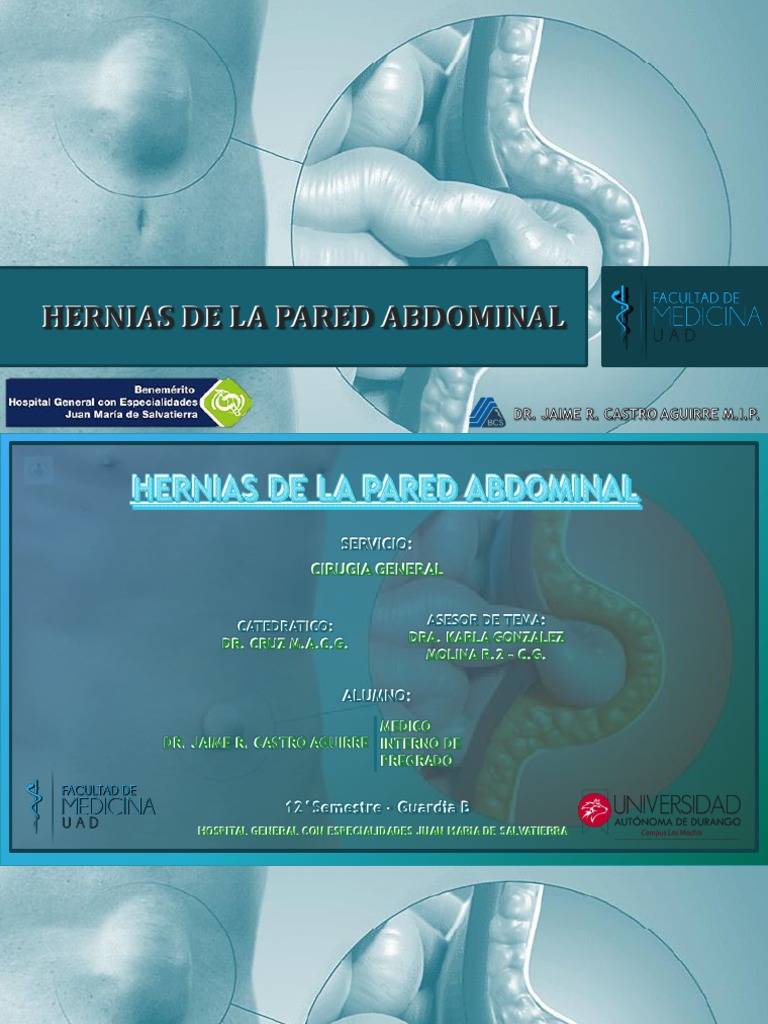 Hernias de La Pared Abdominal | PDF | Abdomen | Cirugía