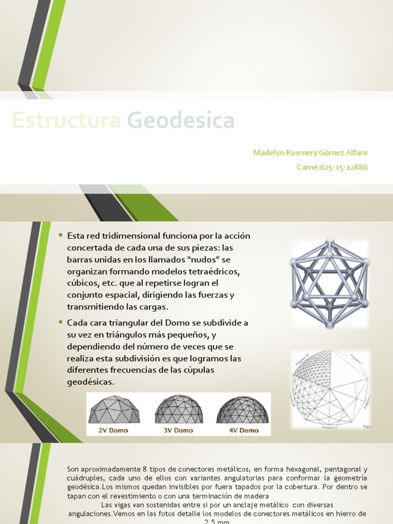 Estructura Geodesica | PDF | Cemento | Madera