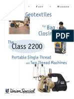 Geotextiles Bag Closing: Class 2200