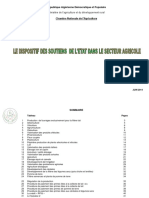 Le Dispositif Des Soutiens de L'etat Dans Le Secteur Agricole Juin 2014