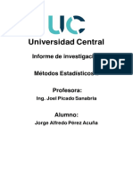 Informe de Investigacion Estadistica II