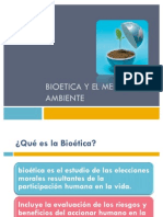 Bioetica y El Medio Ambiente Ppt-1