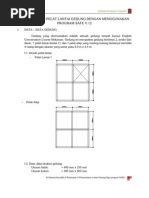 Tutorial Program SAFE 12 - Pelat Lantai