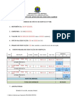 Ordem de Início de Serviço Aeronáutica