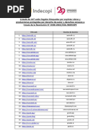 Lista de 147 Sitios Webs Ilegales Bloqueados Por Indecopi PDF