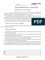 1 - Lei de Improbidade Administrativa - Atualização