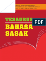 21 Tesaurus Bahasa Sasak Cover