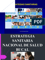 Estrategia Sanitaria Nacional de Salud Bucal