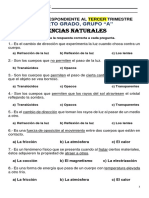 Examen Trimestre 03 Ciencias Naturales