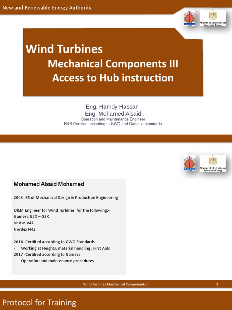 1-Wind Turbines Mechanical Access To The Hub | PDF | Wind Turbine | Turbine