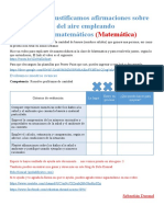 Planteamos y Justificamos Afirmaciones Sobre Contaminación Del Aire Empleando Conocimientos Matemáticos