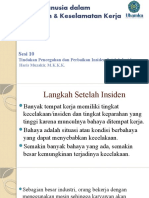 Sesi 10-Tindakan Pencegahan Dan Perbaikan Insiden Setelah Insiden