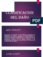 Clasificacion Del Daño