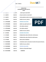 Calendario de Clases y Pruebas