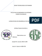 Operaciones Con Matrices