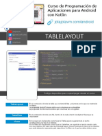 Curso Kotlin Android TableLayout