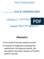 Phonetics - Chapter 1