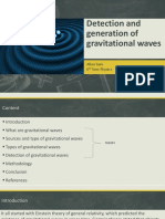 Detection and Generation of Gravitational Waves