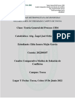 Cuadro Comparativo de Medios de Solucion de Conflictos