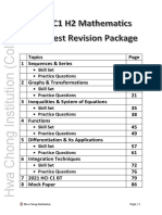 2022 C1 Block Test Revision Package Compiled Questions