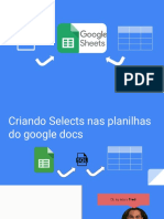 Criando Selects Nas Planilhas Google Docs