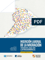 Inserción Laboral de La Migración Venezolana en Latinoamérica