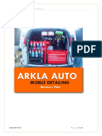 ArkLa Auto Mobile Detail Business Plan