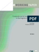 1990 Corporate Social Responsibility in the Angolan Oil