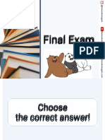 Grammar 6. Final Exam